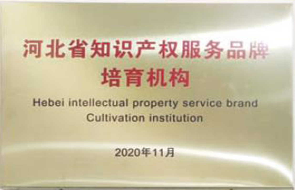 河(hé)北(běi)省知(zhī)識産權服務品牌培育機(jī)構